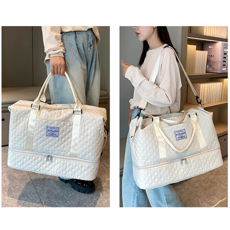 Multifunctional Mom Bag Handbag Messenger Bags for Mommy and Baby Diaper Bag Maternity Bag for Baby Women Sports Yoga Gym Bags - Image 3